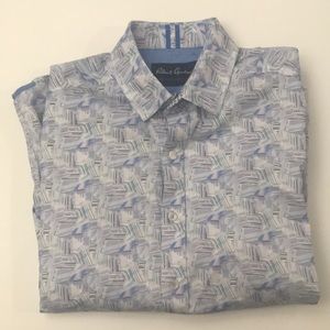 Robert Graham Mens Large Button Up Dress Shirt